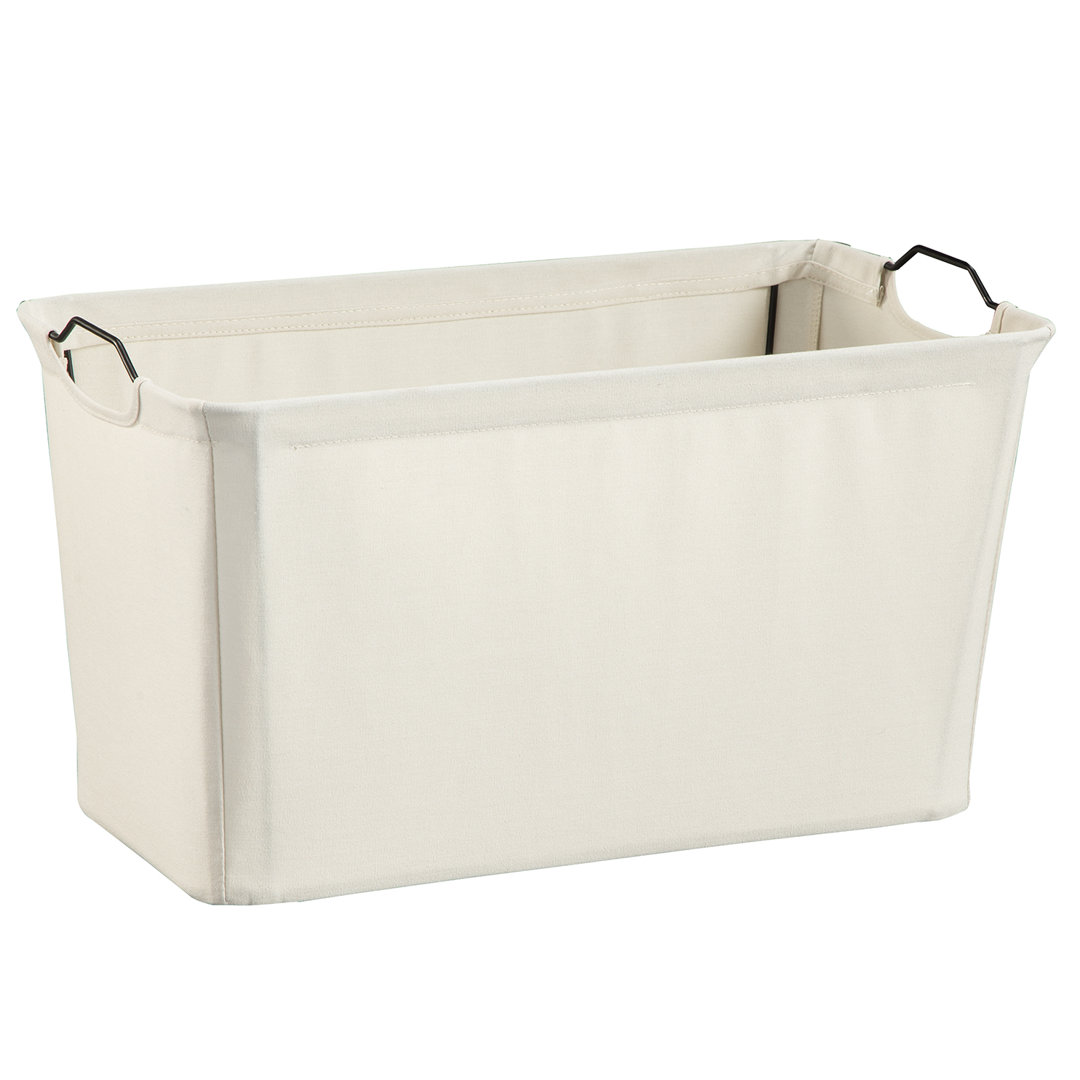 Wire Frame Wide Fabric Bin ClosetMaid 
