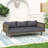 CLAREMONT 3 SEATER DAYBED (GREY WOOD+GREY CUSHION)-601569213-601569201