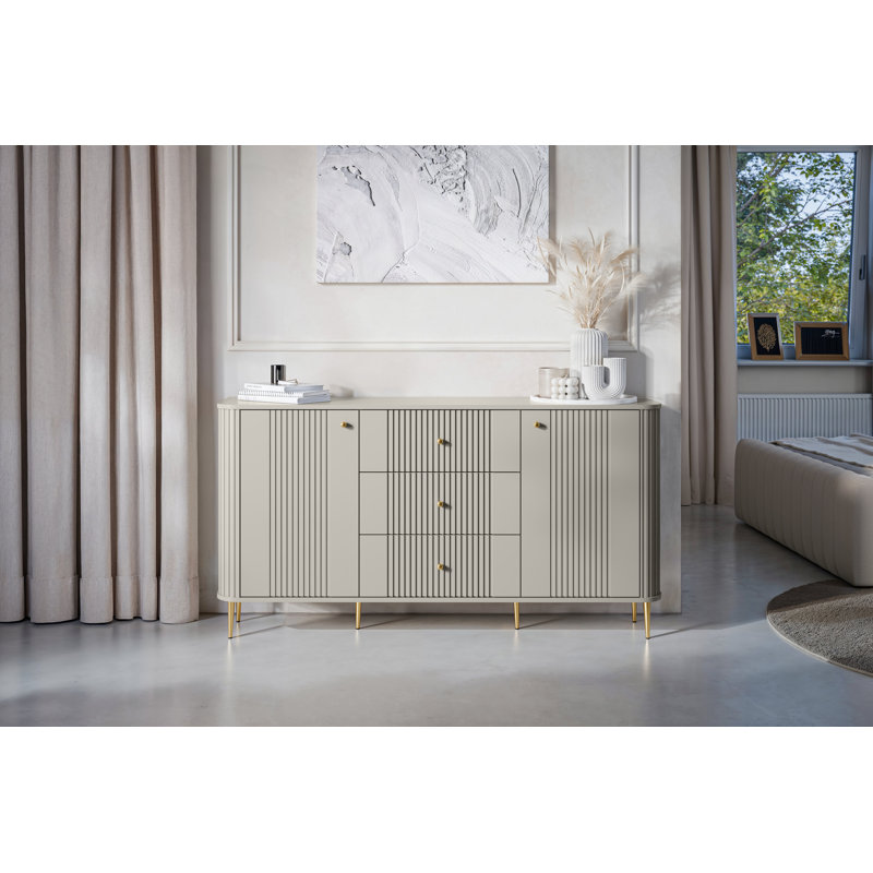 Dayzee Komoda 160 2d3sz - egs, Cashmere/Gold