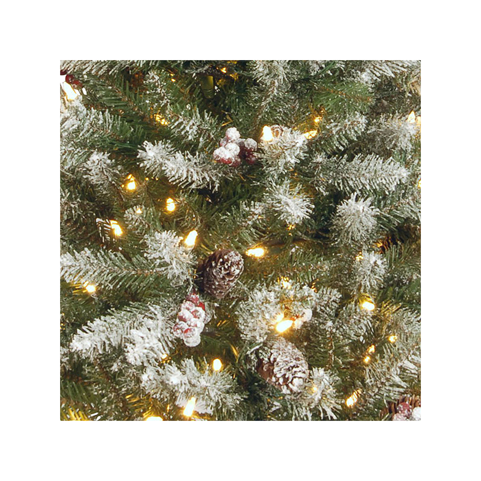 The Holiday Aisle® Dunhill Fir Tree with Clear Lights, 4.5' H