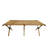 Multi-Function Wooden Foldable Portable Patio Dining Table, Natural Indoor And Outdoor Universal