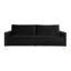 Malverne 3 Seater Velvet Sofa-1918535916