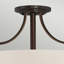 Vandeventer Glass Semi Flush Mount