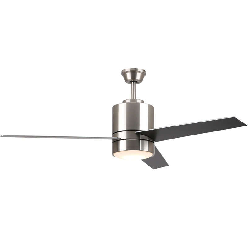 Ventilateur de plafond d'intérieur intelligent Raiden, 182 tr / min, Argent argent, Noir