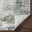 B Abstract Area Rug in Grey-1662901586