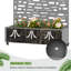 Metal Planter Box with Trellis with Wheels-1800366888-1784459259