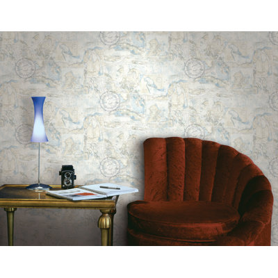 Rouleau de papier peint L 33 pi x l 20,5 po Nedra