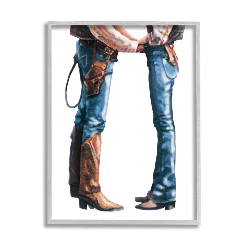 «Country Cowboy & Cowgirl» par Marcus Prime, H 15 po x l 10 po x P 0,5 po