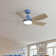 107CM 5 Blades Ceiling Fan with Remote Control and LED Lights