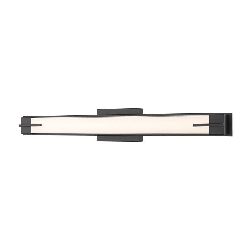 Braxten 1 Light Vanity, Matte Black
