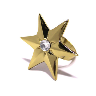 Star Napkin Rings - Gold