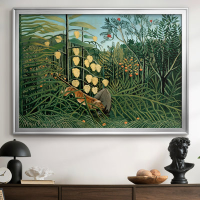 Combat entre un tigre et un buffle - Henri Rousseau - Toile tendue avec châssis, 1908