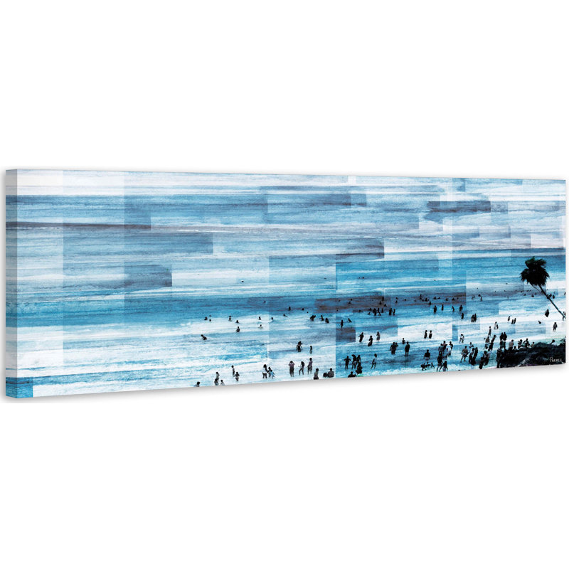 1 Piece Wrapped Canvas Wall Art, 25cm H x 76cm W