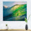 «Green Barrel Wave at Sunset in Hawaii» - photographie sur toile