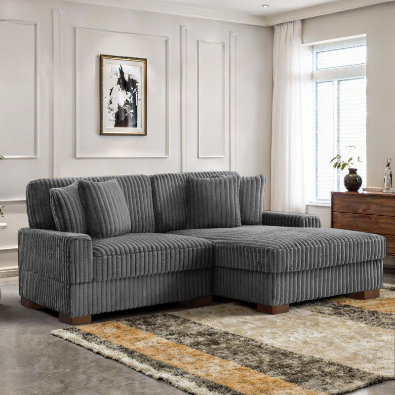Modular Corner Sofa, Grey