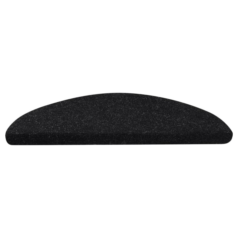 Celsie Black Stair Tread, Semi-Circle 22.5cm x 65cm