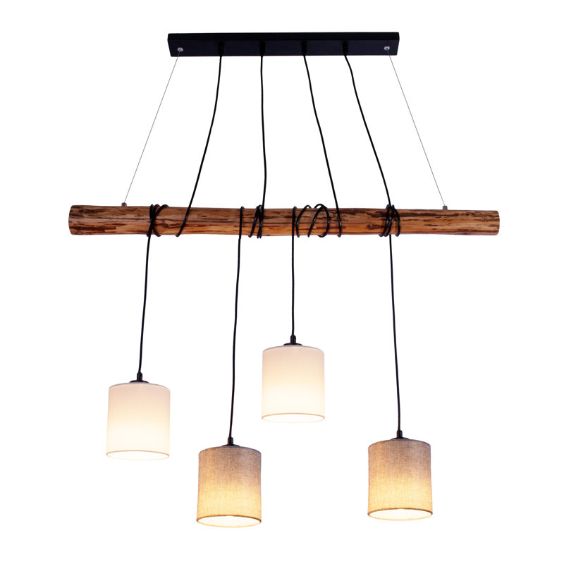Abdul 4 - Light Brown Kitchen Island Pendant
