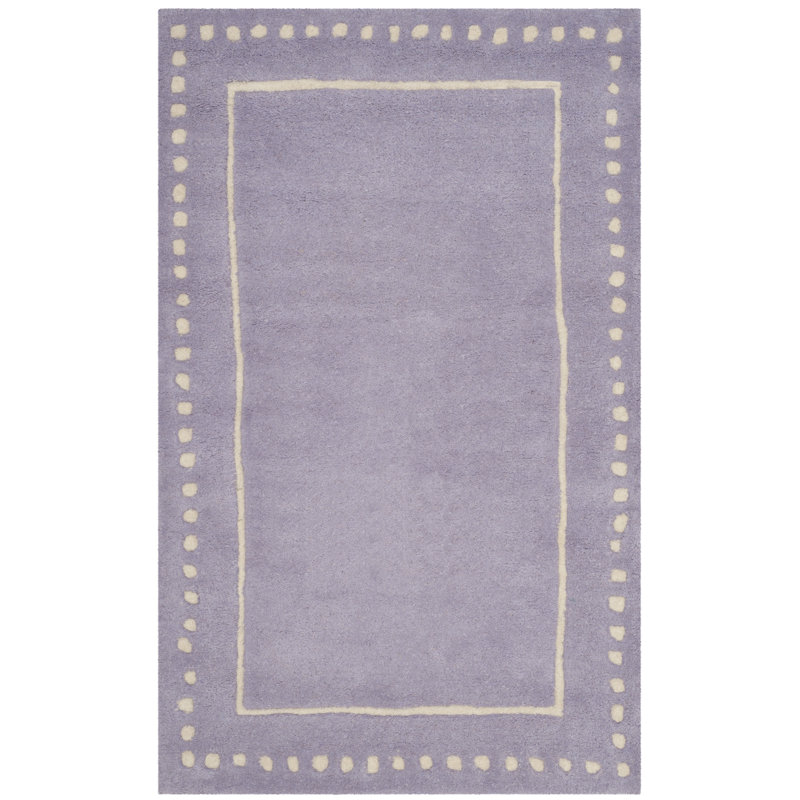 Tapis en laine touffeté à la main Cruz, Rectangle 2 pi 6 po x 4 pi