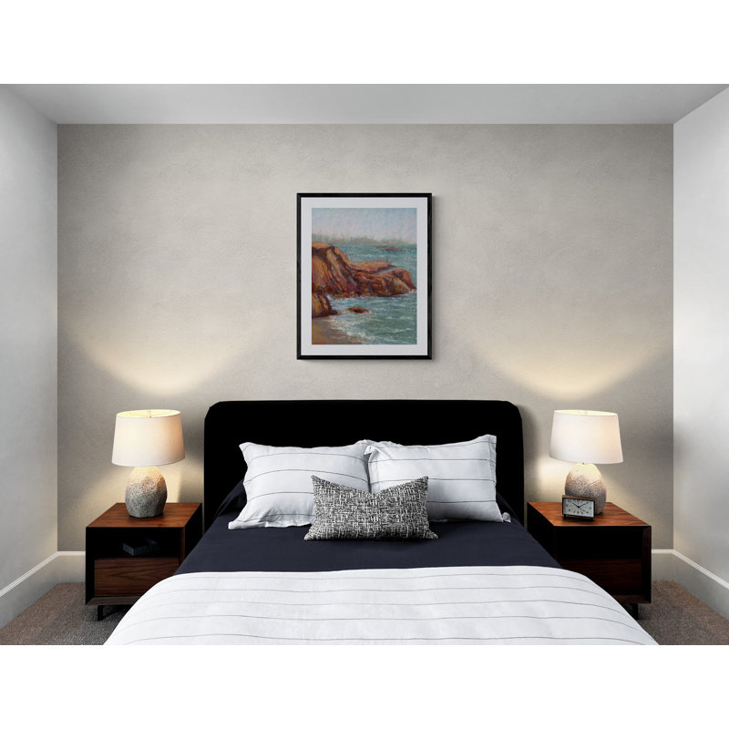 Viewing Spot Print, 31.25" H x 25.25" W x 0.88" D, Black Framed Paper, White