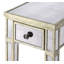 Katarina Mirrored Chairside Table