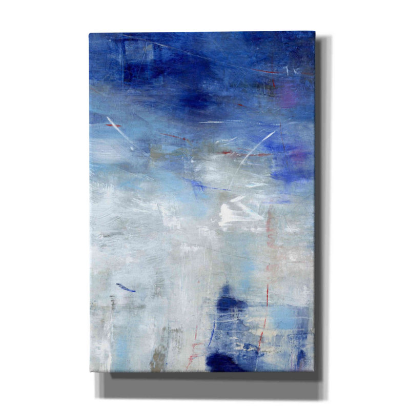 "Entre la ligne II" par Tim O'toole, art mural sur toile, H 60 po x l 40 po x P 1,5 po