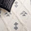 Tapis en laine / coton touffeté à la main Annebelle en noir / ivoire-1949428782