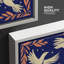 «Blue Peace Dove Pigeon Bird», impression sur toile encadrée-108345655-108345656