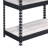 Natural And Black 4-Tier Bookcase