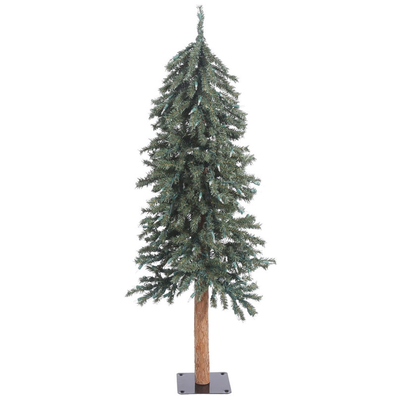 Arbre de Noël artificiel écorce naturelle, 4 pi / 5 pi / 6 pi H