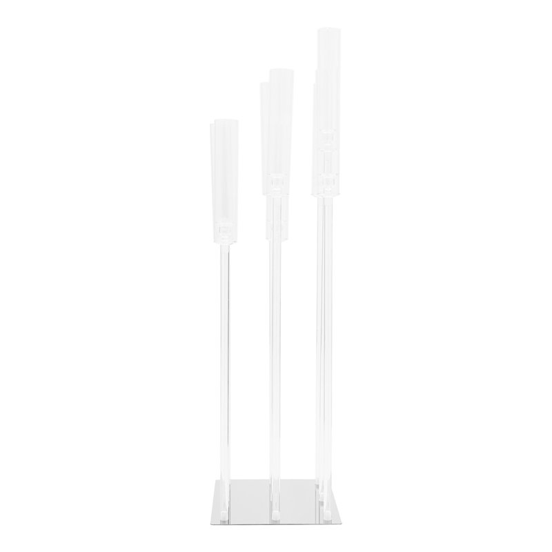 4Pcs Acrylic Candle Holders, 9, 42.52" H x 23.6" W x 7.87" D
