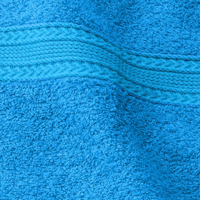 Terrycloth Bath Towels, Aster Blue