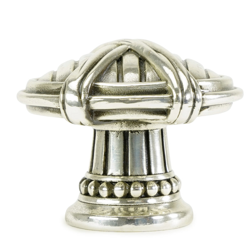 BERKLEY KNOB, Burnish Silver