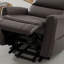 Fauteuil relevable en similicuir brun foncé Bentley-2046171268