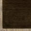 Tapis brun en laine touffeté à la main Rectangle Makhari-729000221