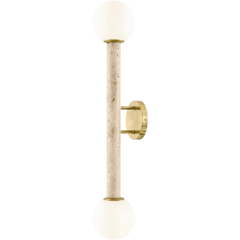 Appa Novick Wall Sconce, Brass 