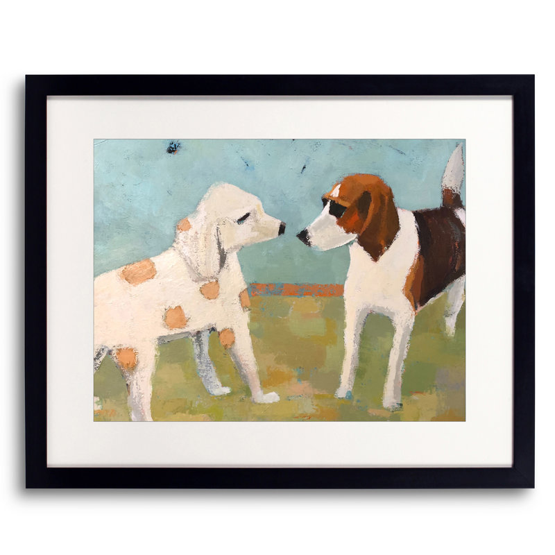 Meet And Greet Print by Phyllis Adams, 17.25" H x 21.25" W x 0.875" D