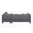 104.5" Upholstered Sofa,Chaise & Ottoman