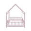 Lit en bois avec structure de toit House House-1686630152-1686630154