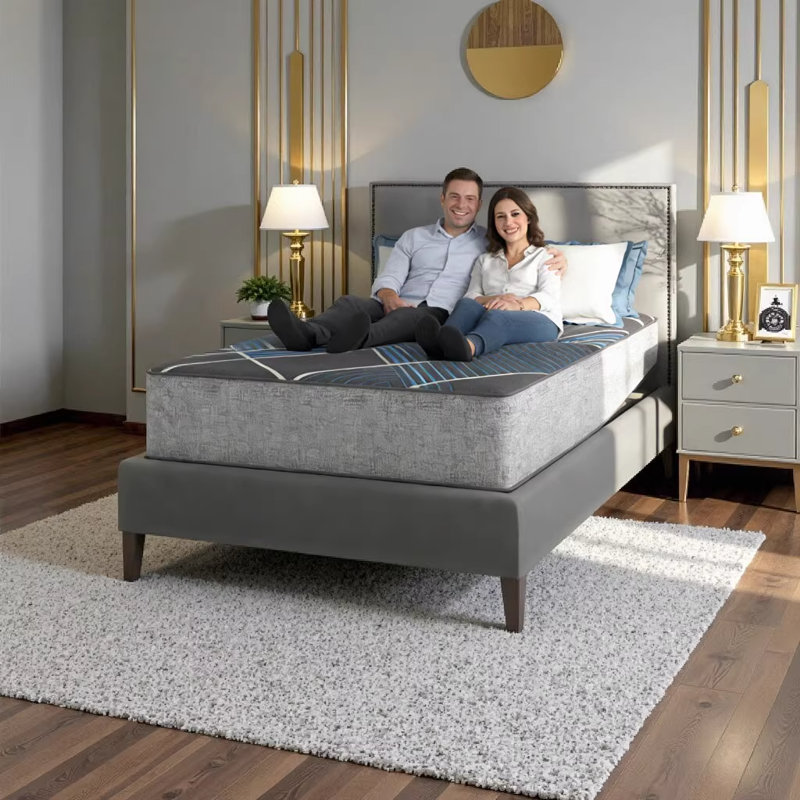 TempaGel by Restonic 13" Smooth Top Plush Full Mattress with Cooling Technology & 800 Coil Support, Full / Double