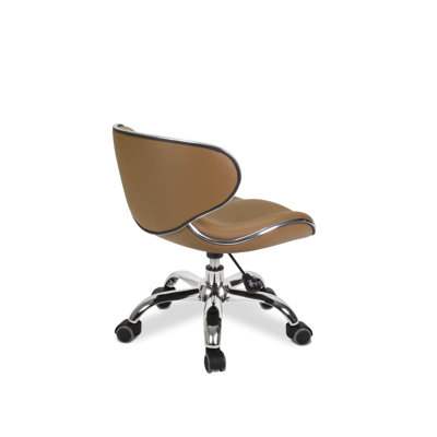 Waimes Backed Adjustable Height Ergonomic Lab Stool