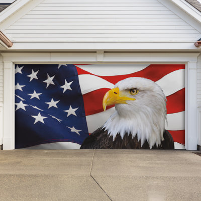Murale de porte de garage patriotique