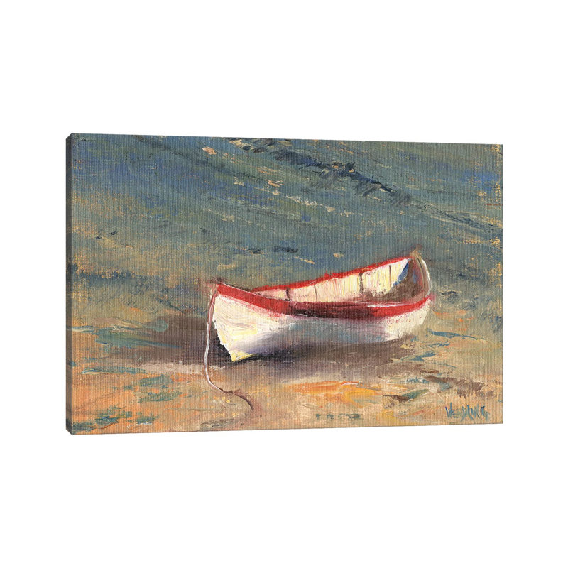 Beached Boat II by Marilyn Wendling - Wrapped Canvas Gallery-Wrapped Canvas Giclée, 20.32 cm H x 30.48 cm W