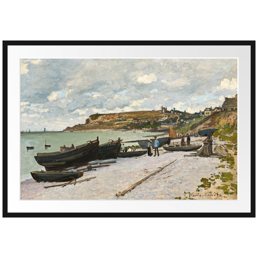 Gerahmter Kunstdruck Sainte Adresse von Claude Monet