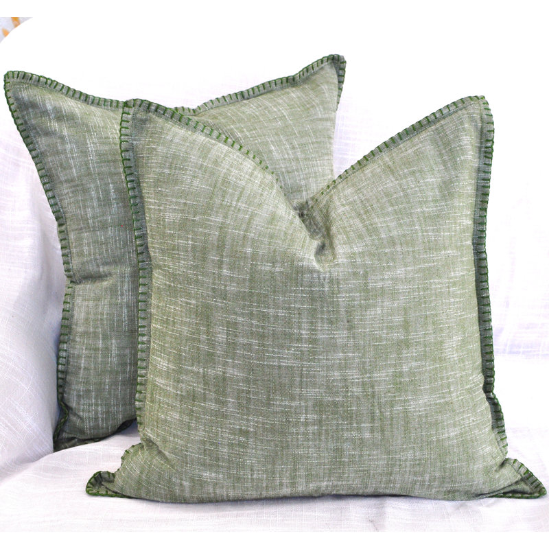 Housses de coussin texturées en coton texturé / Housses de coussin modernes / Taie d'oreiller élégante, H 20 po x l 20 po