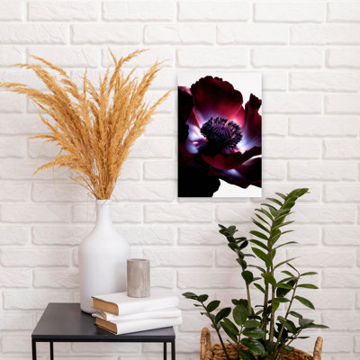 «Lightfall Florals - Opal Core Abstract», art mural contemporain