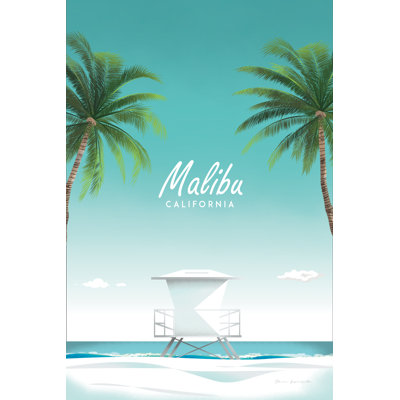 «Malibu» par Omar Escalante, impression sur toile tendue