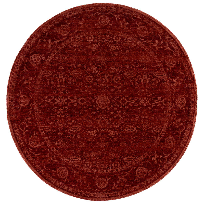 Tapis d'intérieur rétro Performance Overdye, Rond 4 pi