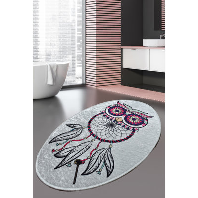 Durable Area Rug (3.3 x 5.9 ft), 100% Polyester, 0.4 in Pile Height | Antibacterial, Non-Slip Underside, Machine Washable | Perfect for Living Room, Bedroom, & High-Traffic Areas, Easy Care & Stylish Design