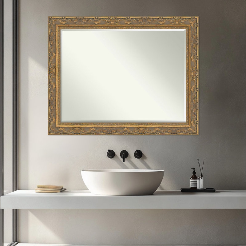 Miroir mural Filigree, Doré