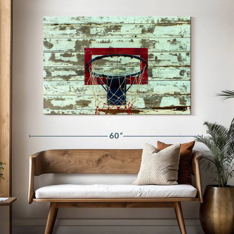 Panier de basketball Sirci, H 34 po x l 51 po